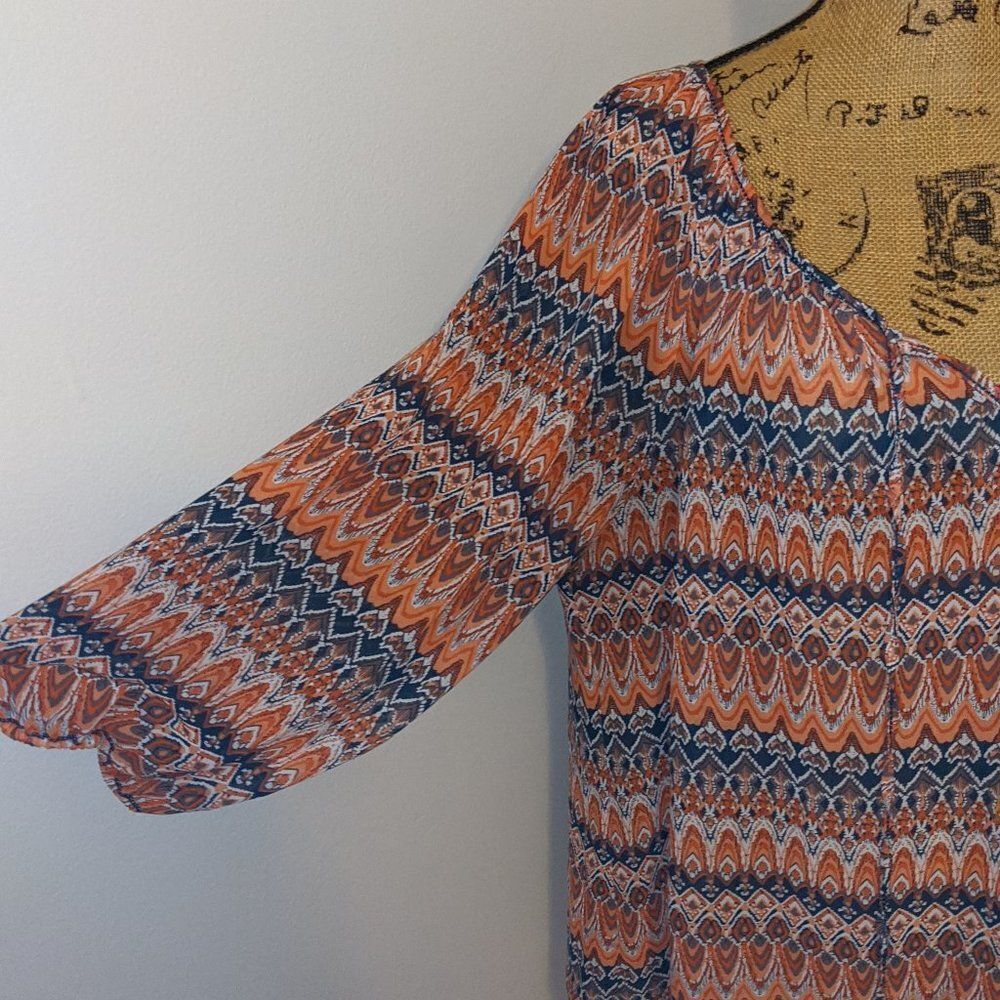 Flowy printed blouse - Picture 5 of 6
